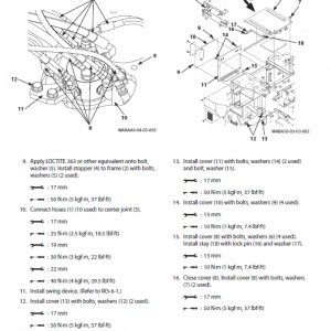 Hitachi Zx17u-5a And Zx19u-5a Excavator Service Manual