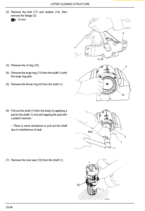 New Holland E9sr Mini Excavator Service Manual