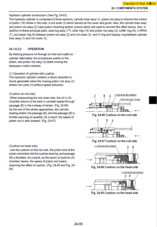 New Holland E70bsr Midi Excavator Service Manual