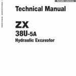 Hitachi Zx48u-5a Excavator Service Manual