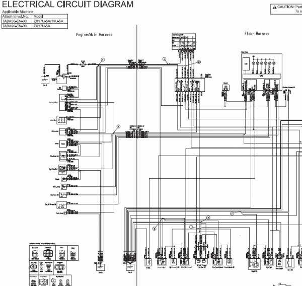 Hitachi Zx17u-5a And Zx19u-5a Excavator Service Manual