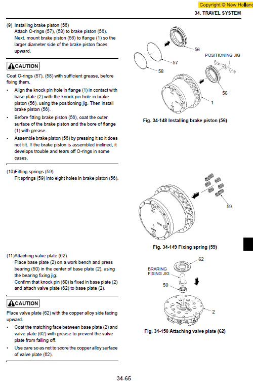 New Holland E235bsr Excavator Service Manual