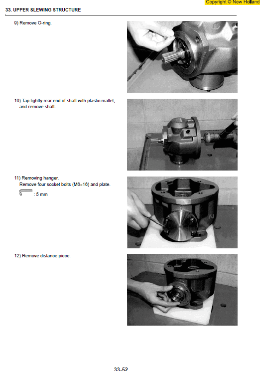 New Holland E40.2sr And E50.2sr Mini Excavator Service Manual