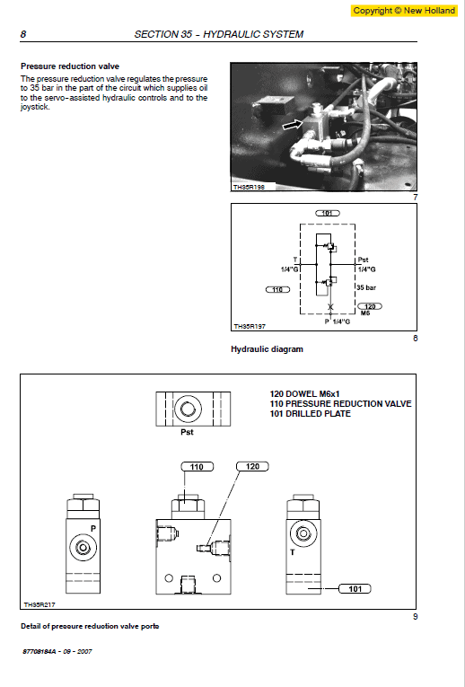 New Holland Lm1440, Lm740 Telehandlers Service Manual