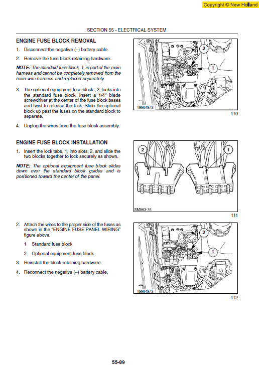 New Holland L140 And L150 Skidsteer Service Manual