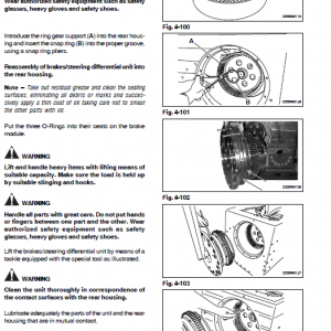 New Holland D350 Bulldozer Dozer Service Manual