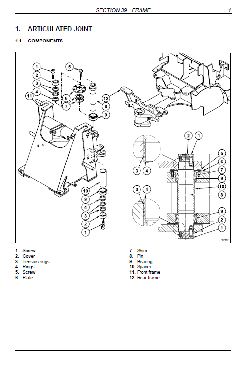 New Holland W50btc, W60btc, W70btc, W80btc Wheeled Loader Manual