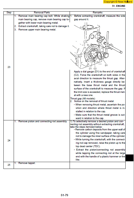 New Holland E20.2sr, E22.2sr And E27.2sr Mini Excavator Manual