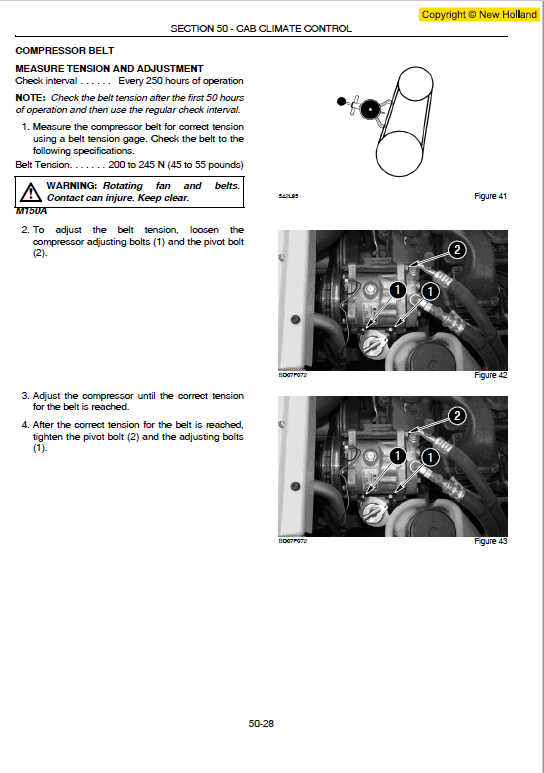 New Holland L160 And L170 Skidsteer Service Manual