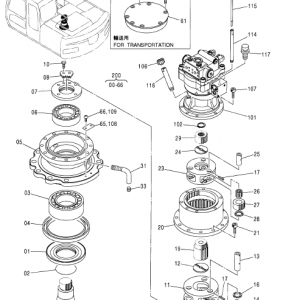 Hitachi Zaxis Zx130w Wheeled Excavator Service Manual