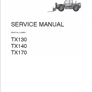 Case TX130, TX140 and TX170 Telescopic Handler Service Manual - Image 5