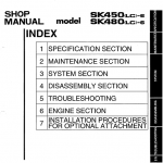 Kobelco Sk450lc-6 And Sk480lc-6 Excavator Service Manual