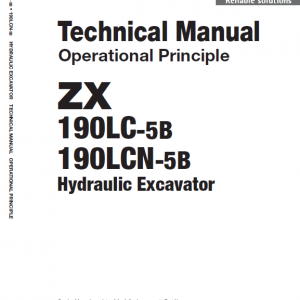 Hitachi Zx190lc-5b And Zx190lc-6 Excavator Service Manual