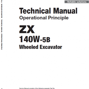 Hitachi Zx140-5b Excavator Service Manual