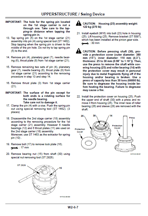 Hitachi Zx160w Wheeled Excavator Service Manual