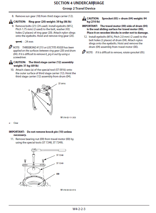 Hitachi Zx180lc-5b And Zx180lc-5g Excavator Service Manual