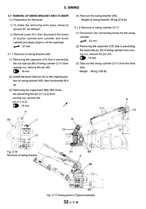 Kobelco Sk40sr-2 And Sk45sr-2 Excavator Service Manual