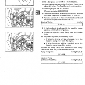 Kobelco Sk70sr-1e, Sk70sr-1es Excavator Service Manual