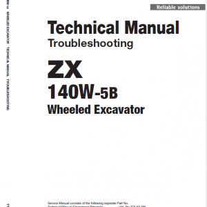 Hitachi Zx140-5b Excavator Service Manual