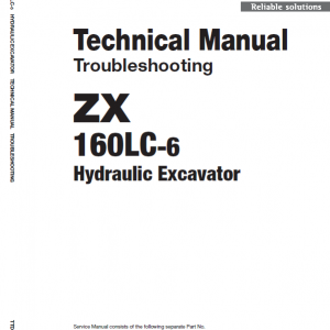 Hitachi Zx160lc-5g And Zx160lc-6 Excavator Service Manual