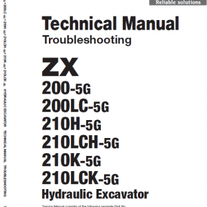 Hitachi Zx200-5g Excavator Service Manual