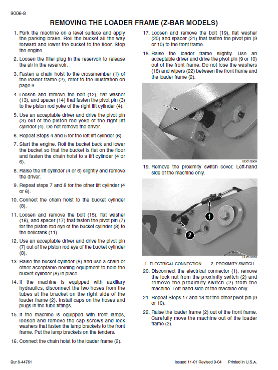 Case 621d Loader Service Manual