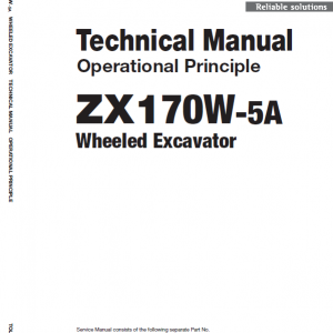 Hitachi Zx170w-5a And Zx170w-5b Excavator Service Manual