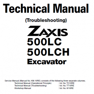 Hitachi Zx500lc And Zx500lch Excavator Service Manual