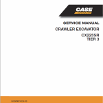 Case CX225SR Excavator Service Manual - Image 2