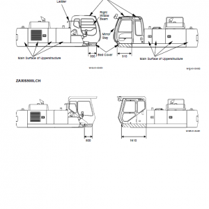 Hitachi Zx500lc And Zx500lch Excavator Service Manual