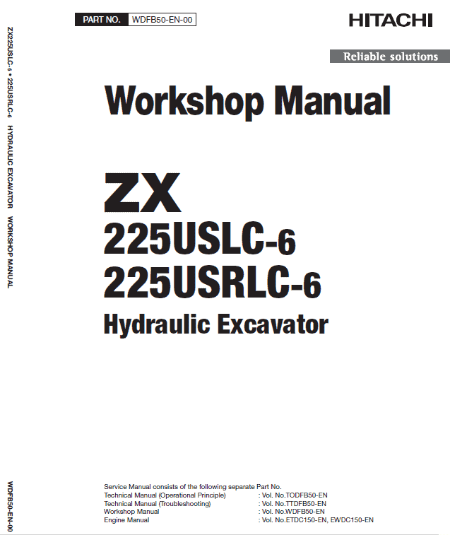 製作依頼承ります Hitachi ZX225US-6, ZX225USR-6, ZX225USLC-6, ZX225USRLC-6
