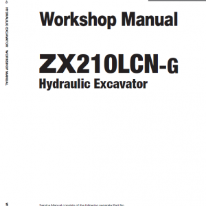 Hitachi Zx210lcn-g Zaxis Excavator Manual