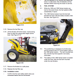 Cub Cadet 1000 And 1500 Series Service Manual