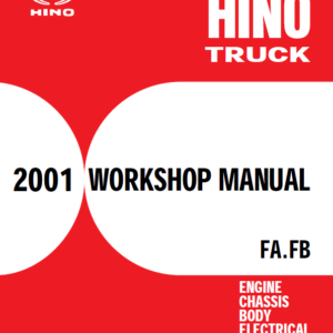 Hino Truck FA4J, FB4J Year 2001 Repair Manual (FA, FB)