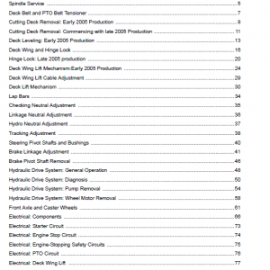 Cub Cadet Z-wing Series Service Manual