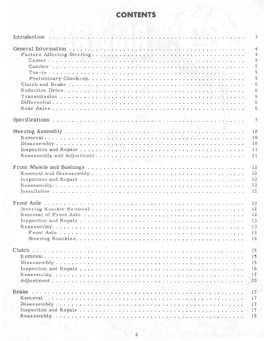 Cub Cadet Original Tractor Chassis And Engine Service Manual