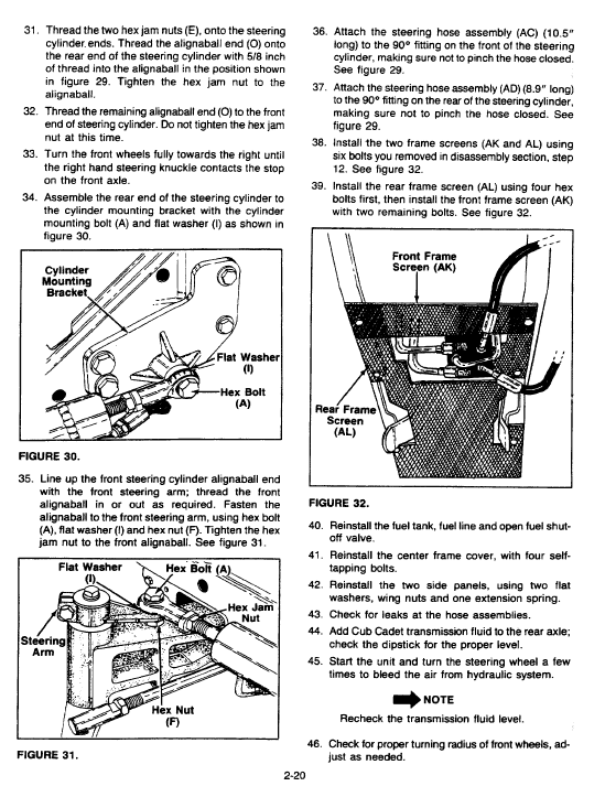 Cub Cadet 1050, 1204, 1210 And 1211 Service Manual