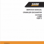 Case CX75SR and CX80 Excavator Service Manual - Image 2