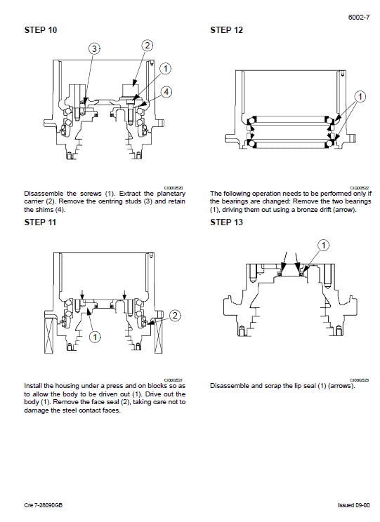 Case Cx180 Excavator Service Manual