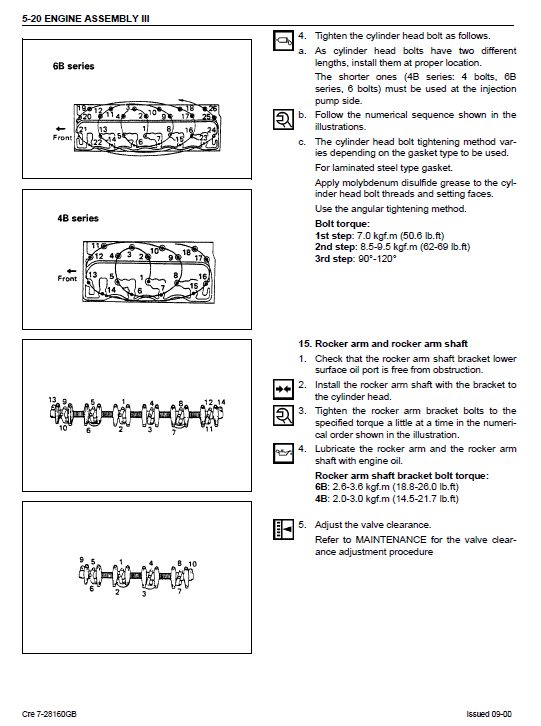 Isuzu 4bg1t And 6bg1t Engines Service Manual