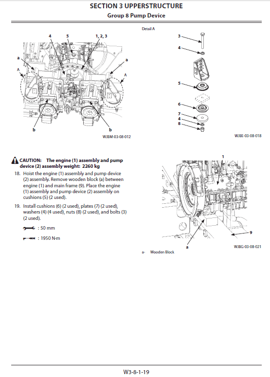 Hitachi Zx870-5a And 890h-5a Excavator Service Manual