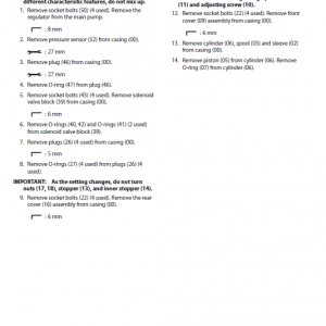 Hitachi Zx870-6 And Zx890h-6 Excavator Service Manual