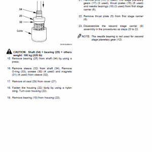 Hitachi Zx850-3 And Zx870h-3 Excavator Service Manual