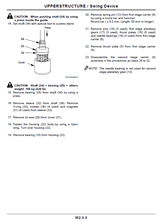 Hitachi Zx850-3 And Zx870h-3 Excavator Service Manual