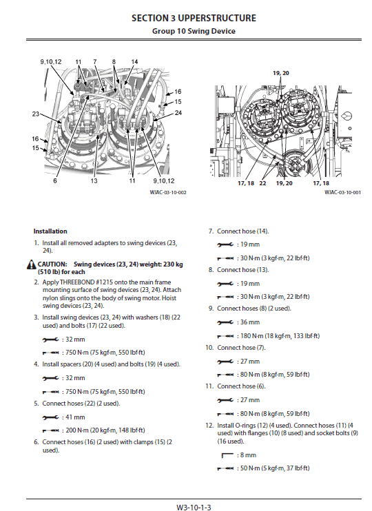 Hitachi Zx470h Gi Excavator Service Manual