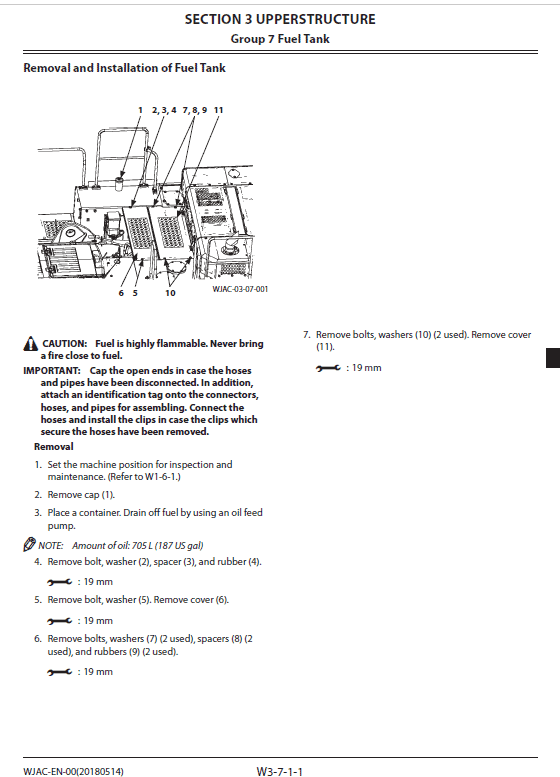 Hitachi Zx470-5g Excavator Service Manual