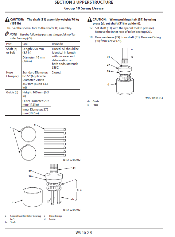 Hitachi Zx330-5a, Zx330lc-5a And Zx350lch-5a Zaxis Excavator Manual