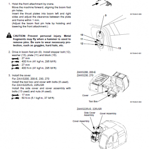 Hitachi Zx200, Zx225usr, Zx230 And Zx270 Zaxis Excavator Manual