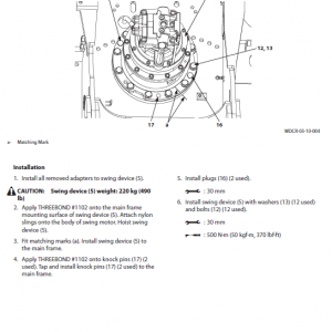 Hitachi Zx220lc-gi Zaxis Excavator Manual