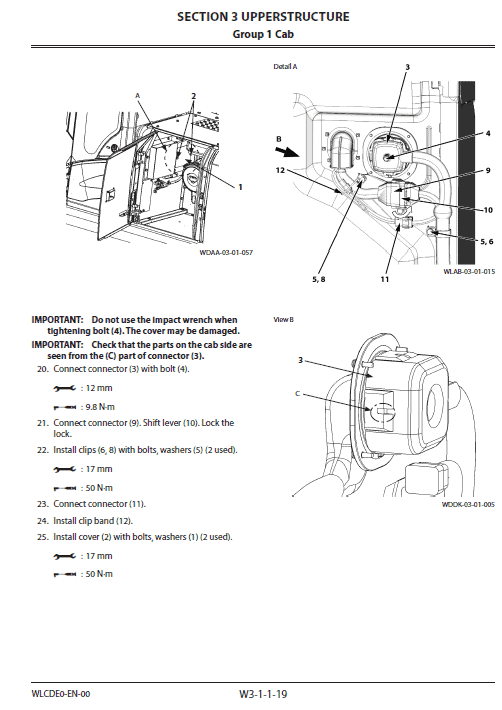 Hitachi Zx210w-5a Zaxis Excavator Manual